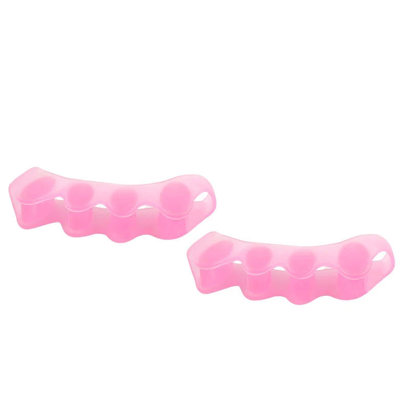 2 soft touch silicone toe spacer