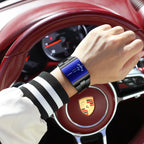 POEDAGAR Waterproof Wristwatch Stainless Steel