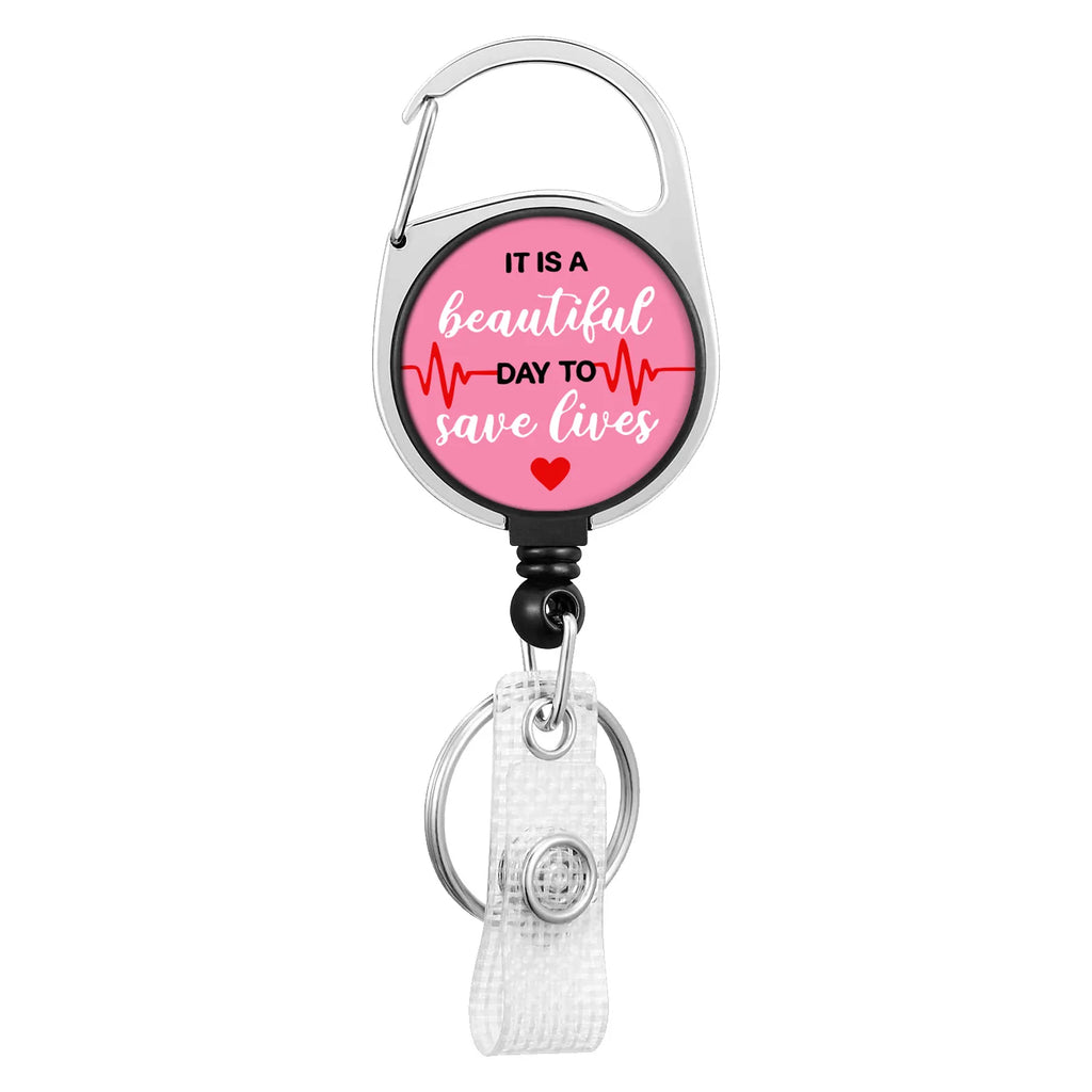 1pc Retractable Worker ID Tag