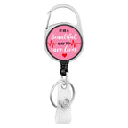 1pc Retractable Worker ID Tag
