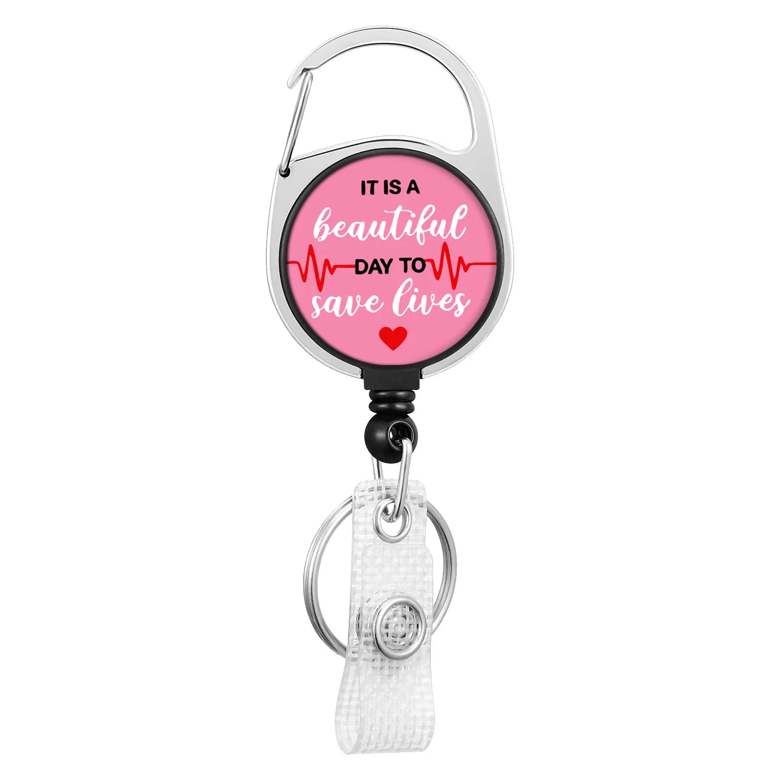 1pc Retractable Worker ID Tag