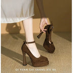 11cm Square High Heel