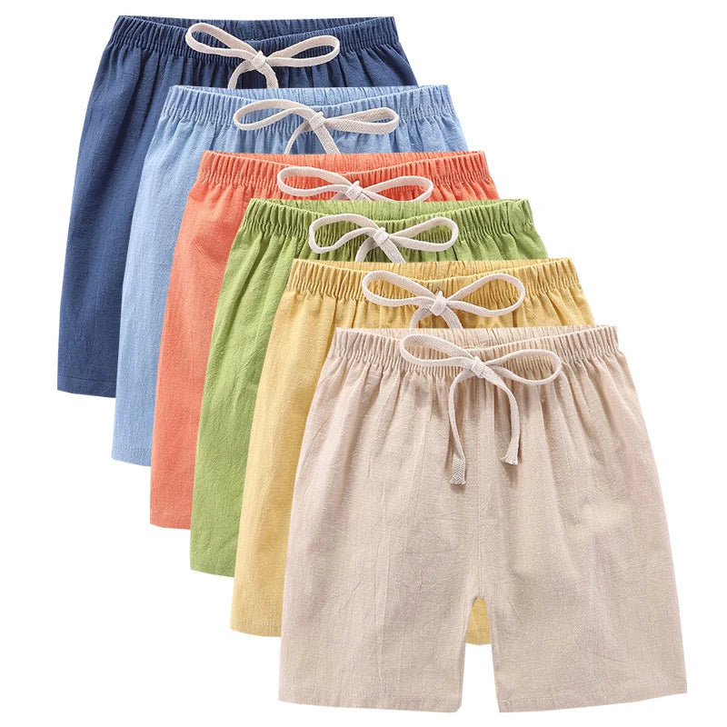 Linen Kids Shorts