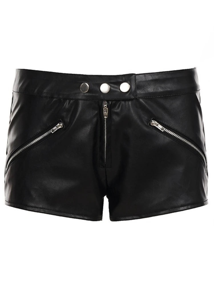 Black Low Rise booty Shorts