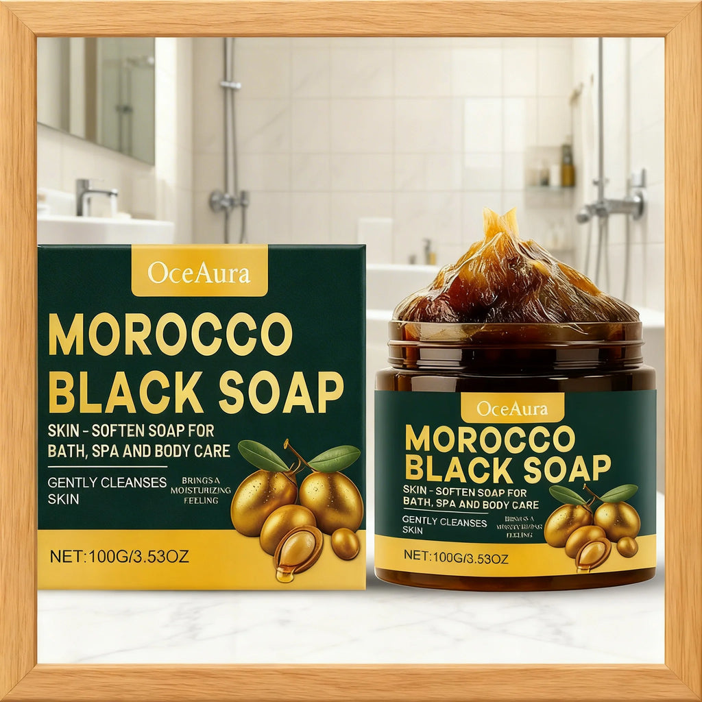 1/2/3pcs Morocco Black Soap