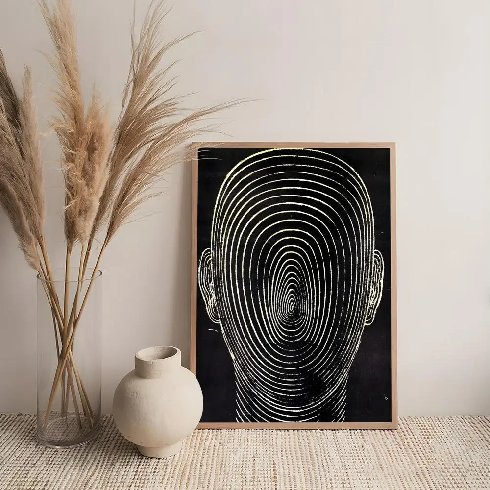 Art R-Retro Abstract Nourishing Soul Poster