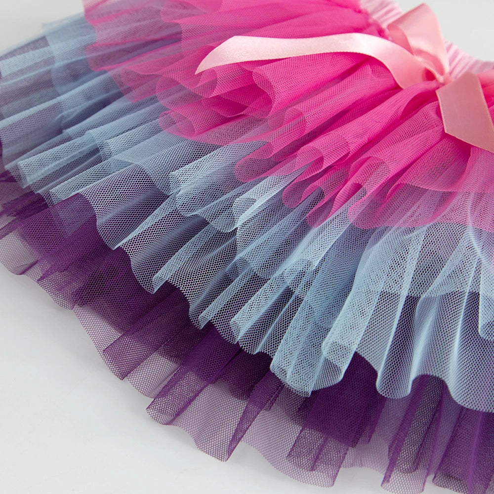Layer Gradient Princess Tutu Skirt