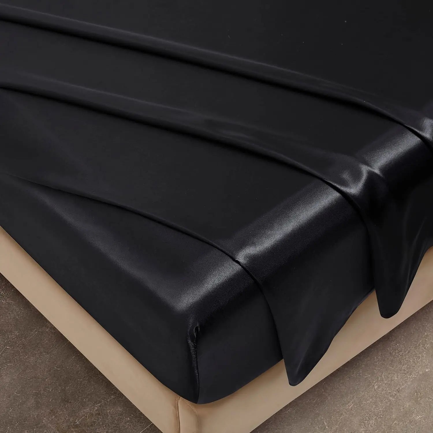 1 Piece Satin Fitted Sheet