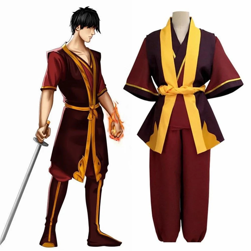 Fire Nation Anime Robe Cosplay Set