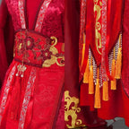 Wedding Grandmaster Envy Of Demonic Dress Ancient Hanfu Mo Dao Zu Shi Wei Wuxian Clothing Lan Wang Ji Cosplay Costume Full Set