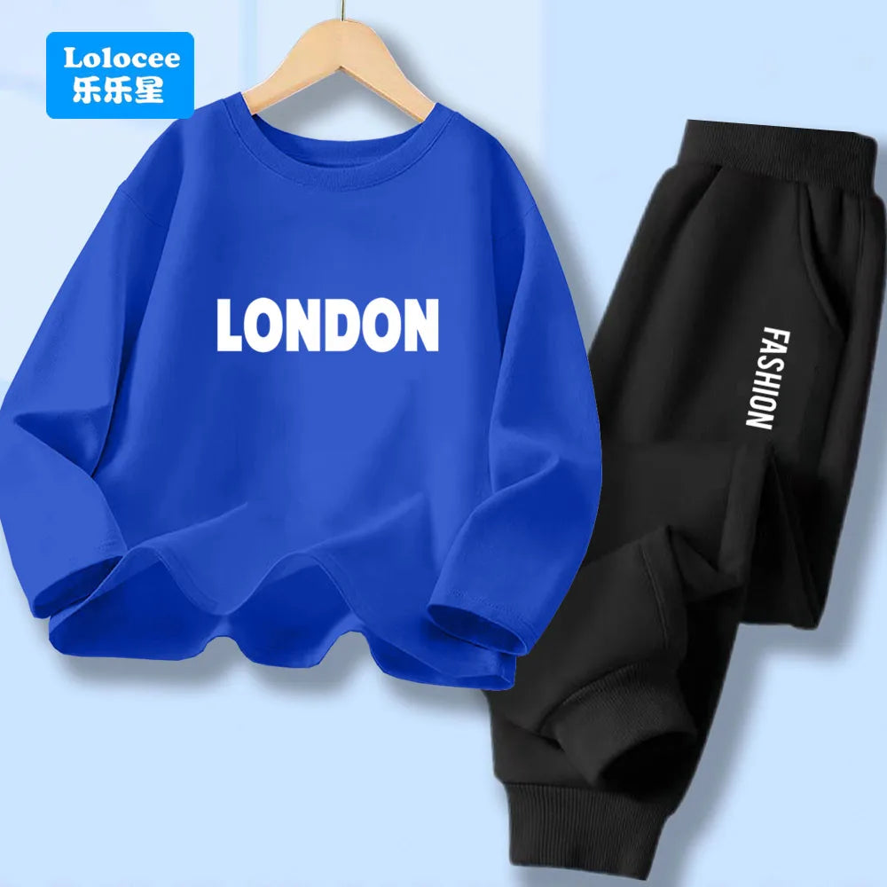 2pcs Outfits Children Tracksuits