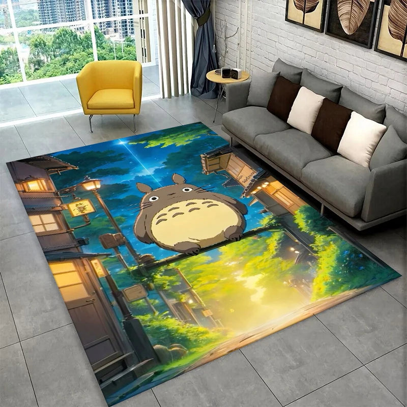 Classic T-Totoro Cartoon Cute Carpet Rug