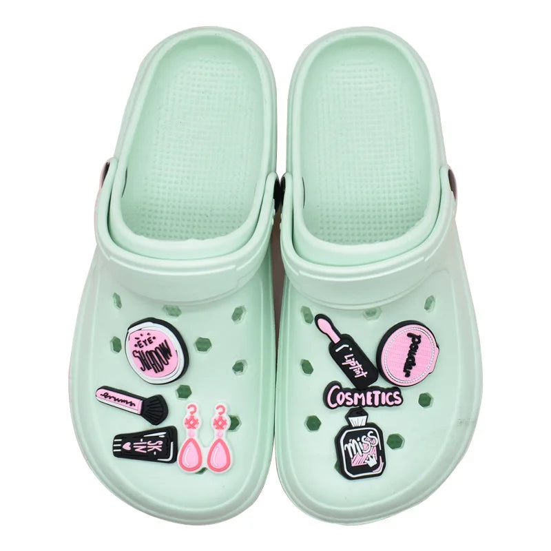 cosmetic beauty PVC shoe Charms