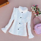 Cotton Ruffles Blouse
