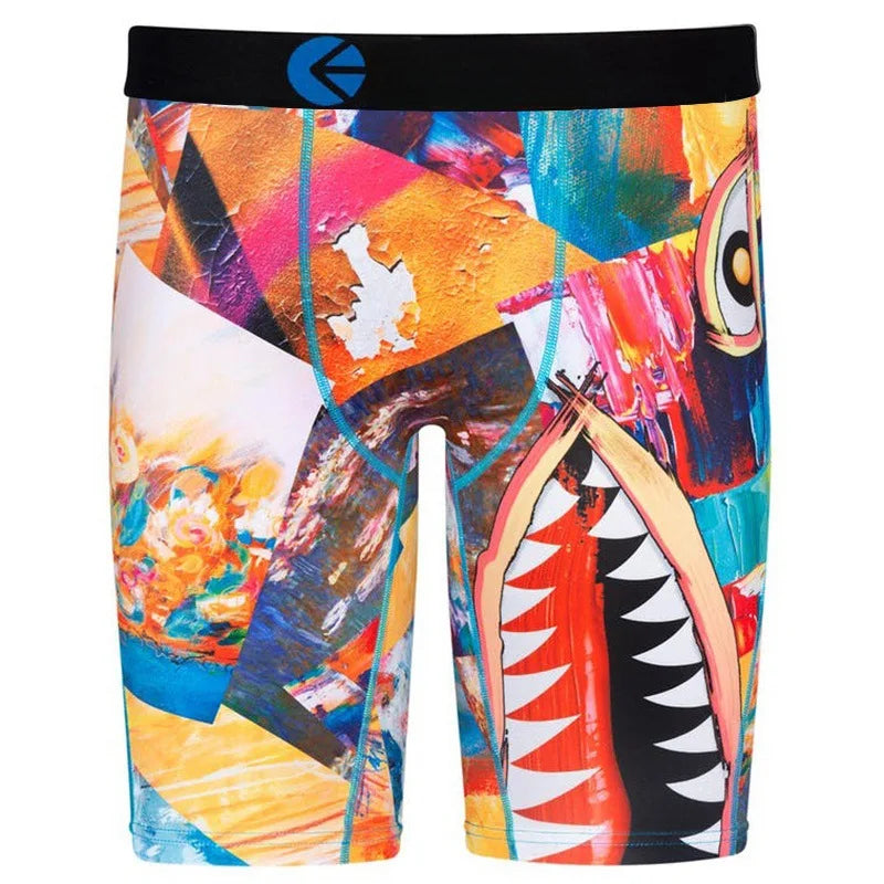 Ice Silk Sport Fitness Men's Boxer Shorts