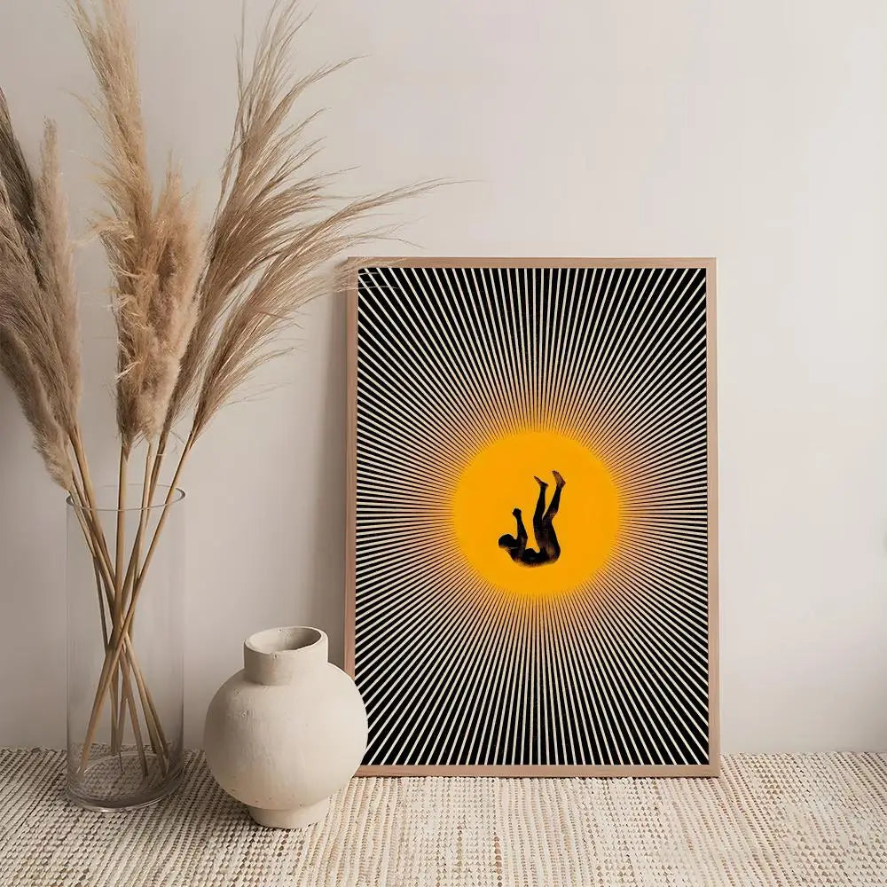 Art R-Retro Abstract Nourishing Soul Poster