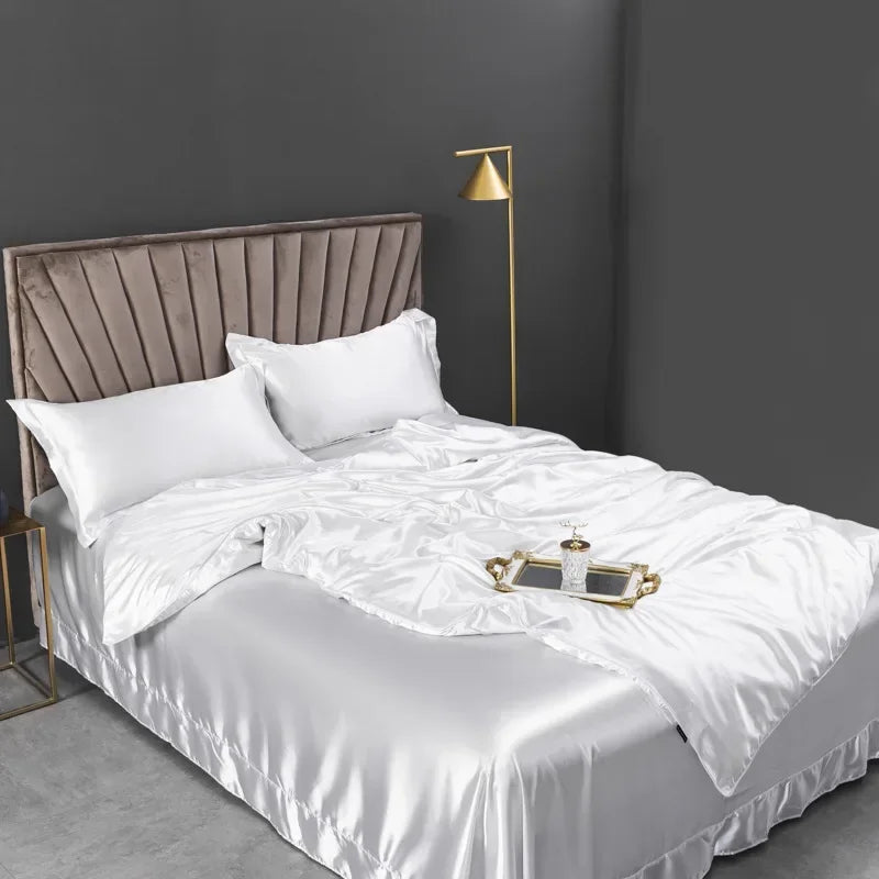 4pcs Pure Silk Bedding Sets