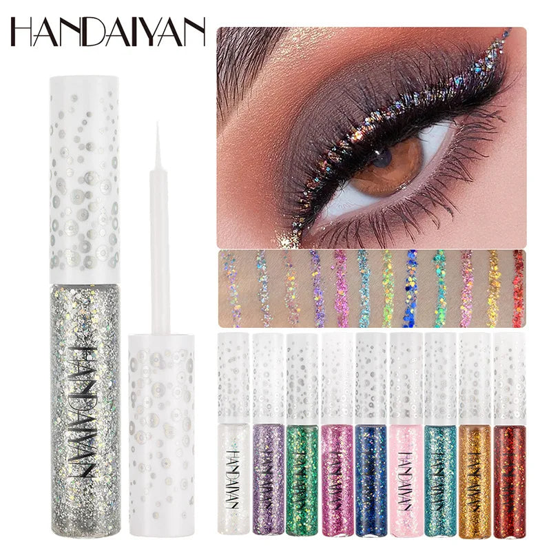 HANDAIYAN 12 Colors Shiny Eye Liners