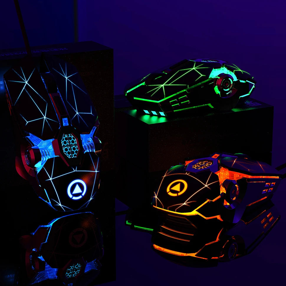 Ergonomic Wired Gaming Mouse RGB