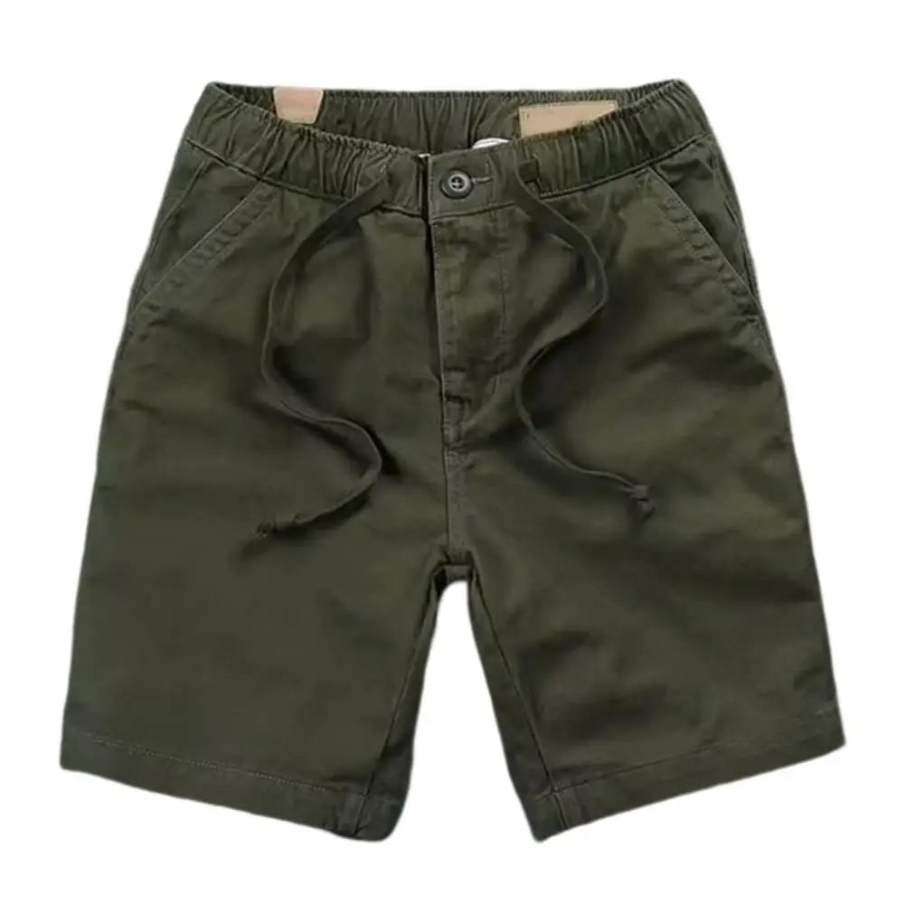 Bermudas Loose Luxury Khaki Joggers
