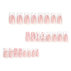 24pcs Coffin Shaped Nails