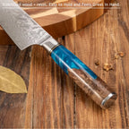 VG10 Chef's Knife d Handle Kitchen Chef's Knife Three-Piece Set