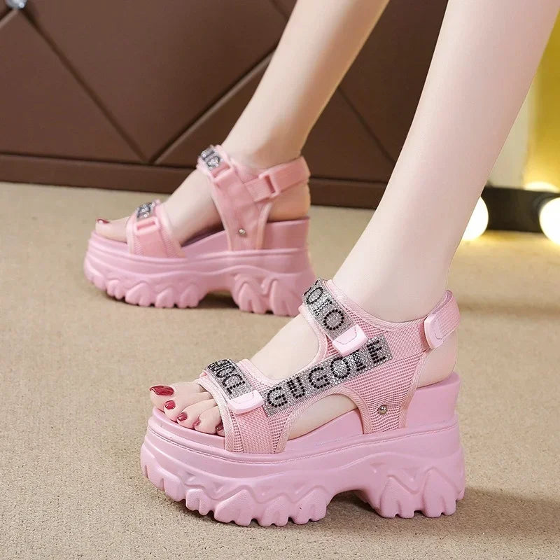 High Heels Open-toed Sandals