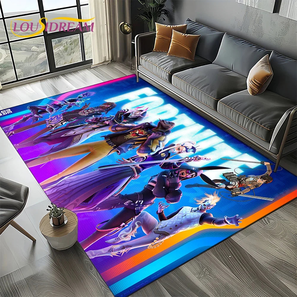 New Style Fortnite-e Cartoon Rug
