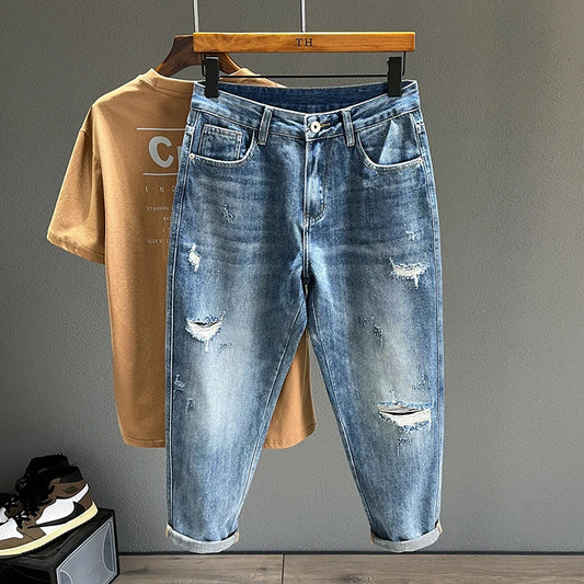 Ripped Jeans Baggy Denim Pants