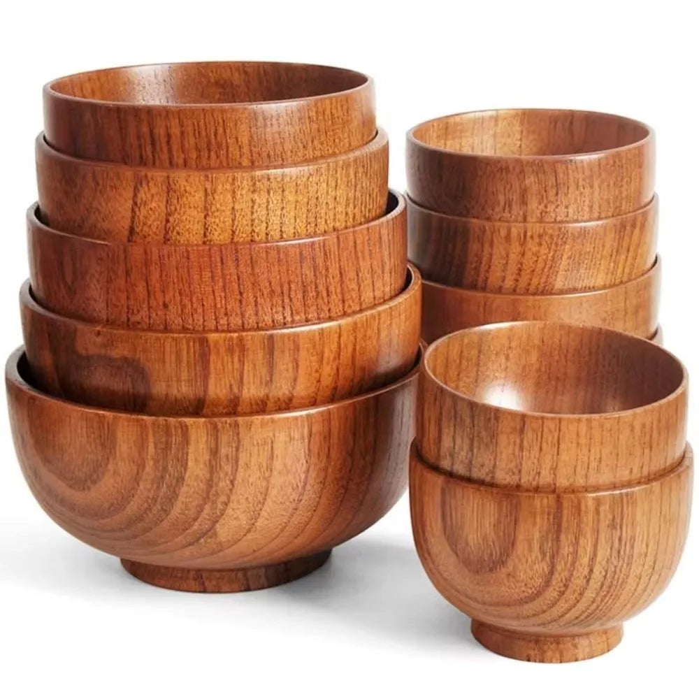 New Japanese Style Wooden Bowls