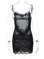 Short Mesh Lace Evening Dresses