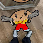 VIKAMA Cartoon Character Rug