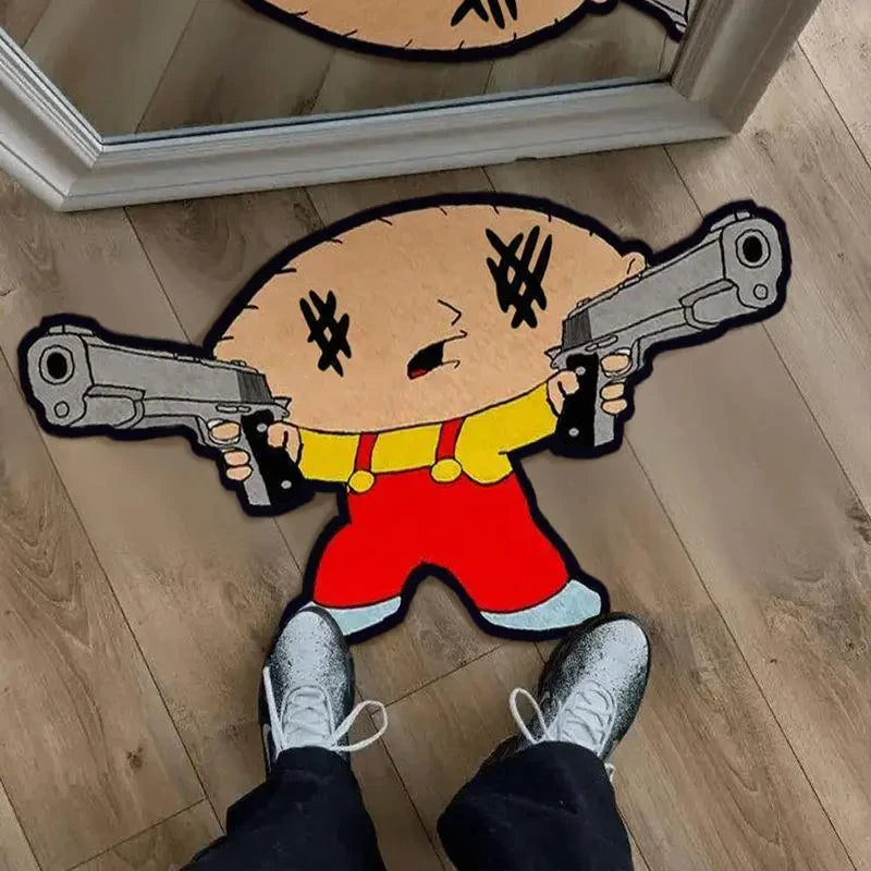 VIKAMA Cartoon Character Rug