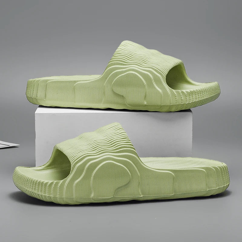 Men's Solid Slippers