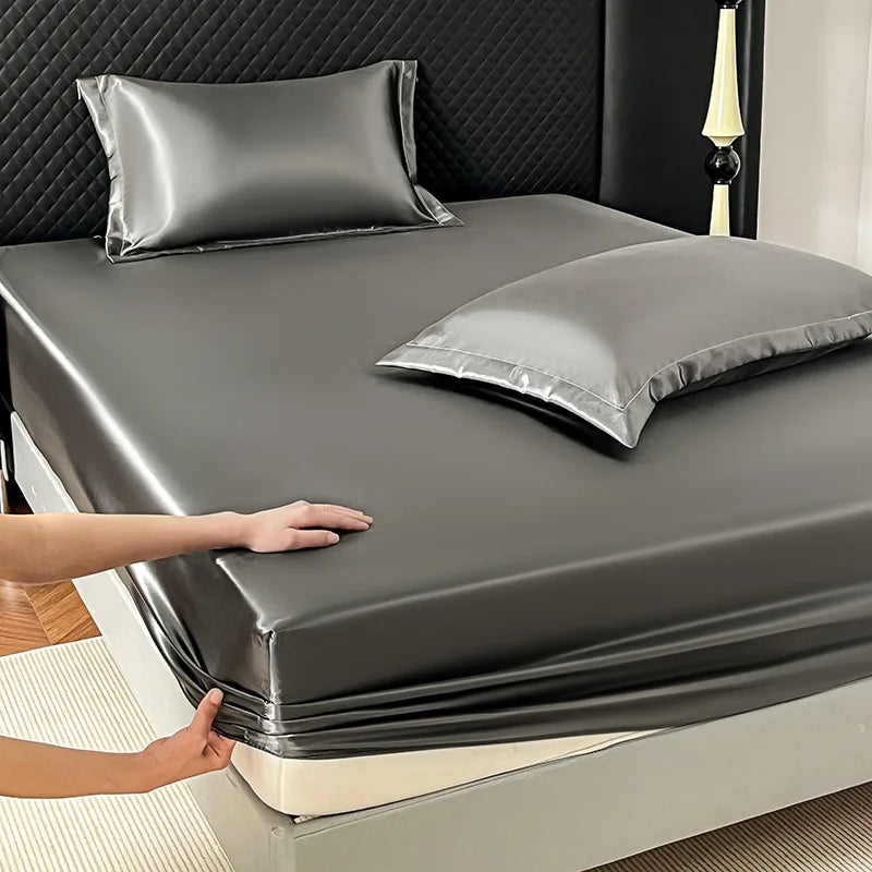 Ice Silk Fitted Sheet 90x200cm