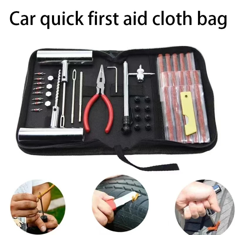 Tire Repair Kit 45PCS Motorcycle Car Accessories