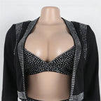 Sparkly Diamonds 3 Piece Short Sets