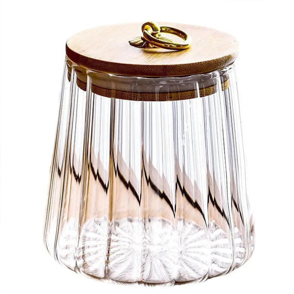 Jar Glass Airtight Canister