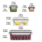 8-PC BPA-Free Airtight Food Containers