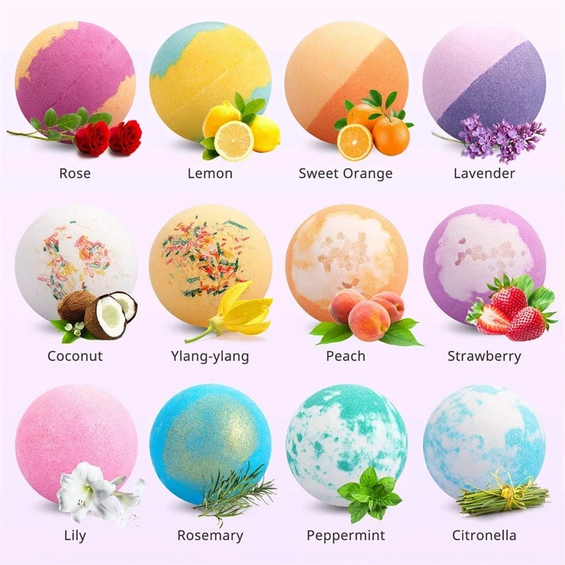 10pcs  Bath Salt Ball Bomb Aromatherapy