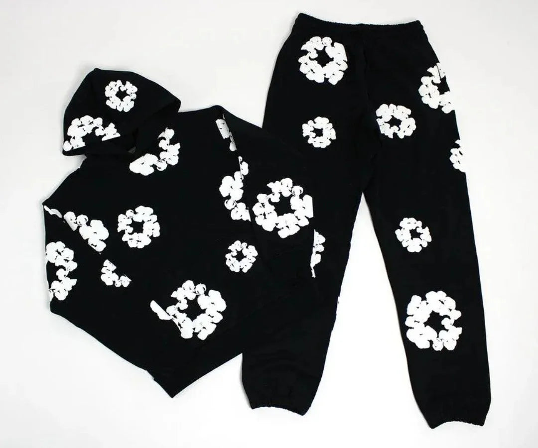 cotton foam printed Track suit
