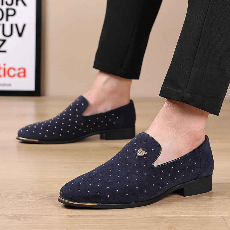 Suede Luxury Men Dress Shoes
