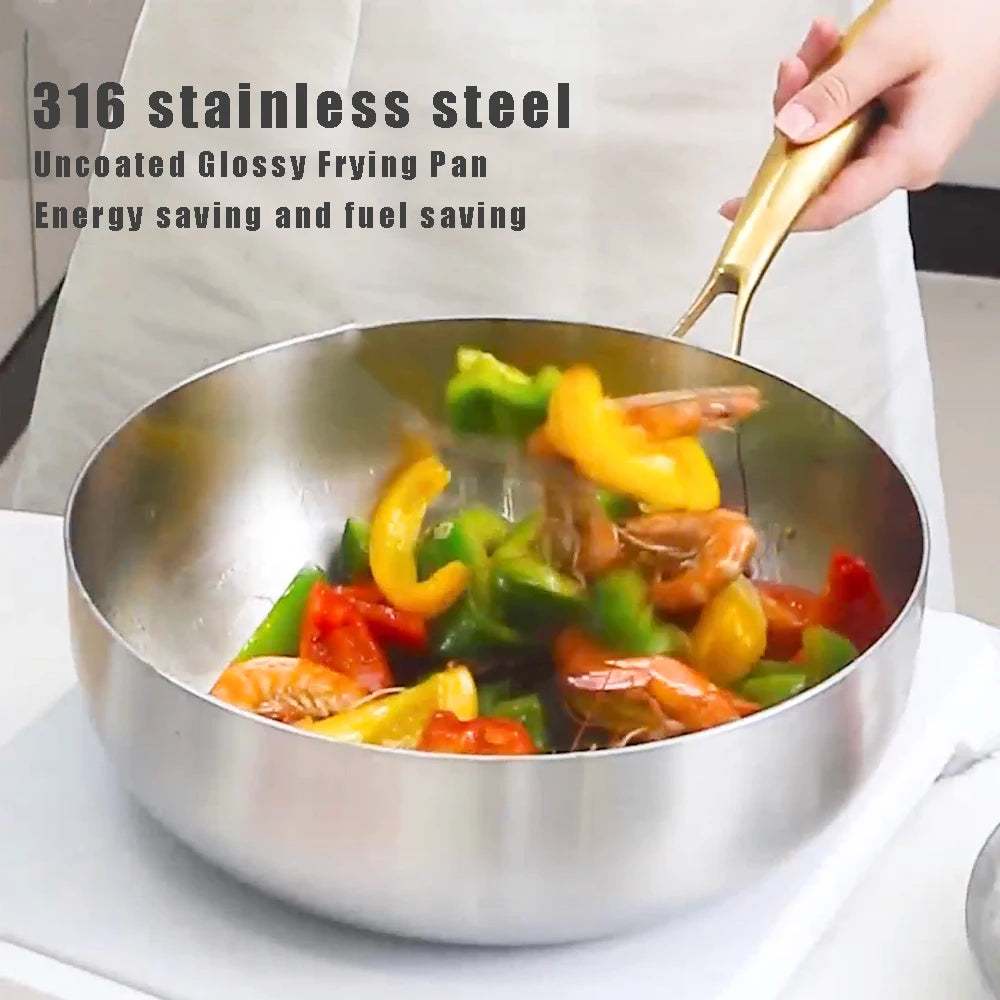 316 Stainless Steel Frying Pan