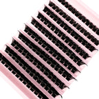 160D Individual Lash Extensions, 10 Rows Natural Faux Mink Cluster Lashes