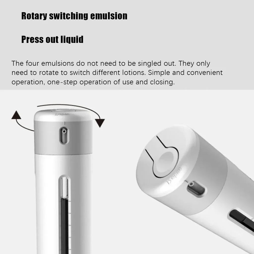 4 in 1 Empty Sub-bottle Press Container Bottles