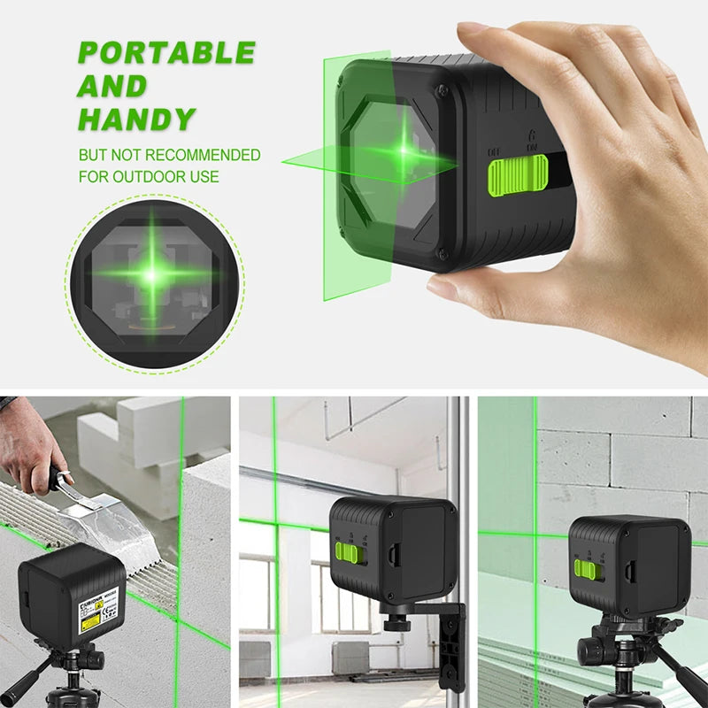 CLUBIONA warehouse clearance 2 Lines Laser Level Self Leveling With Level accessories