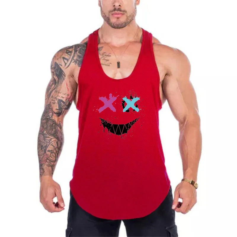 2024 New Men's Sleeveless Vest T-Shirt