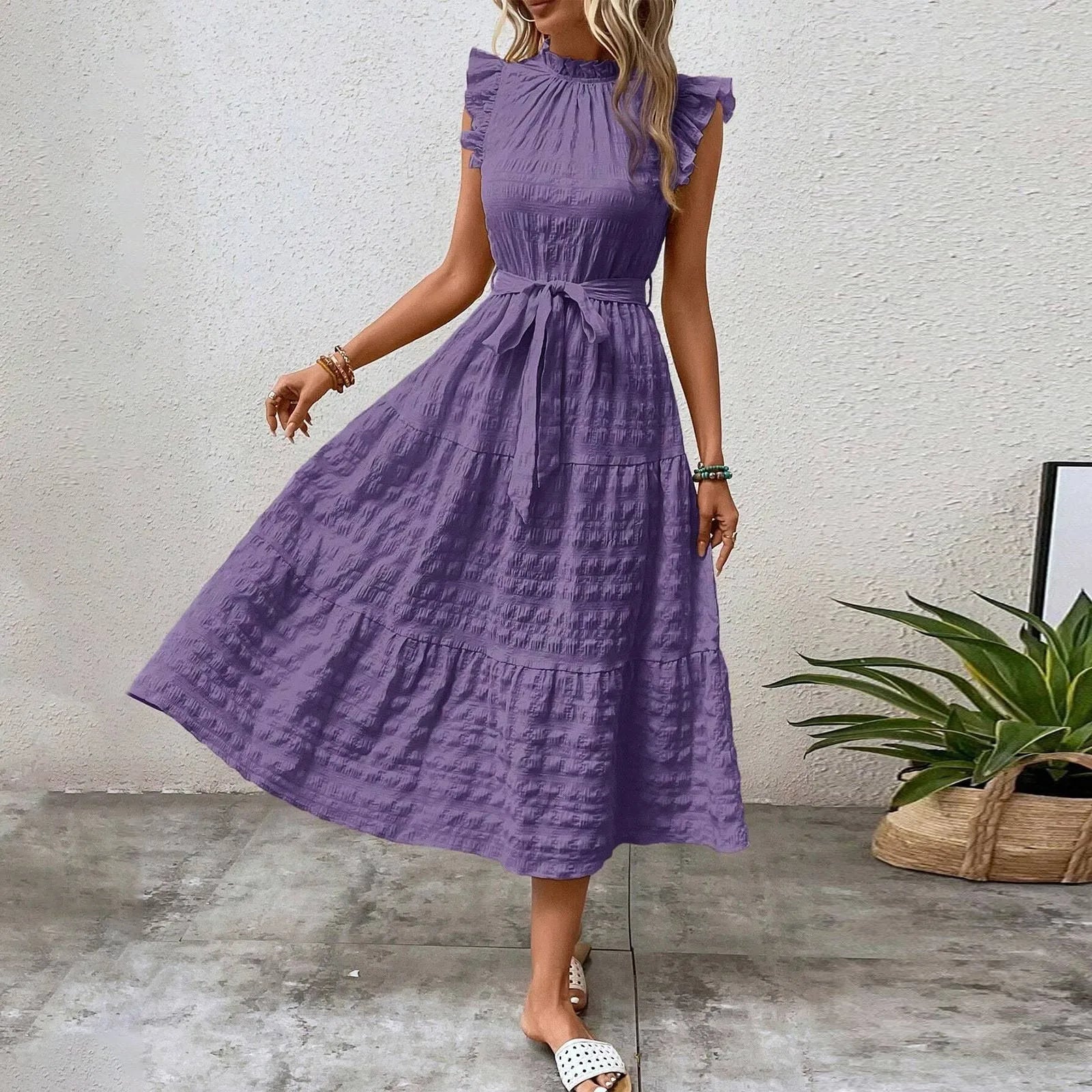 Vintage Casual Beach Dress