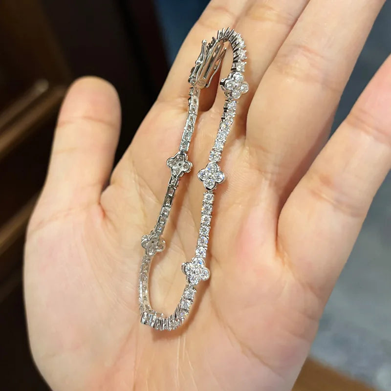 Onnelik Full 3mm Tennis Moissanite Bracelet