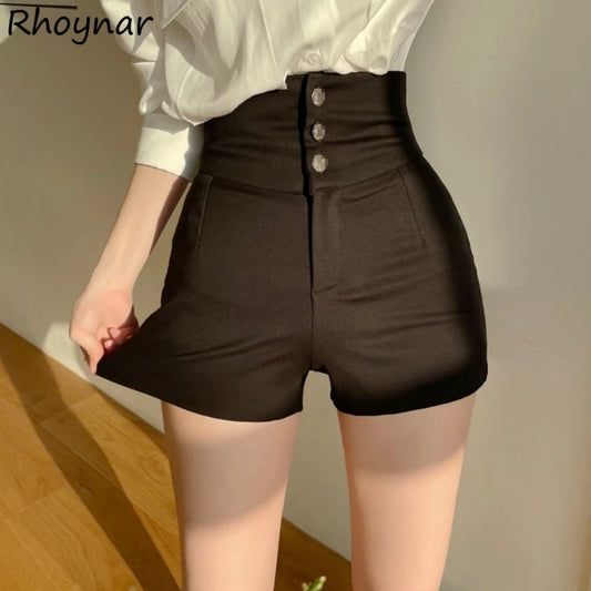 Slim Black Summer Hotsweet shorts